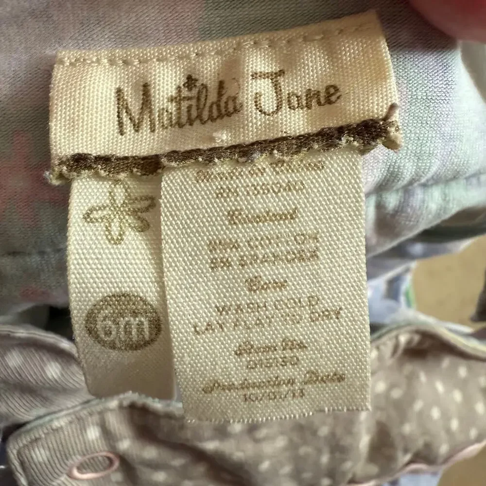 Matilda‎ Jane It's A Wonderful Parade Ladybug Bubble 3-6 mo Kitty Cats Bunnies